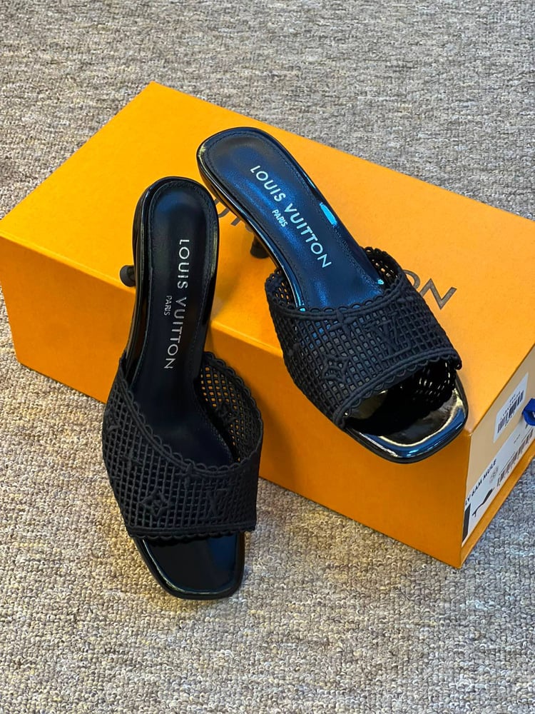 سليبر لويس فيتون كعب متوسط  Louis Vuitton