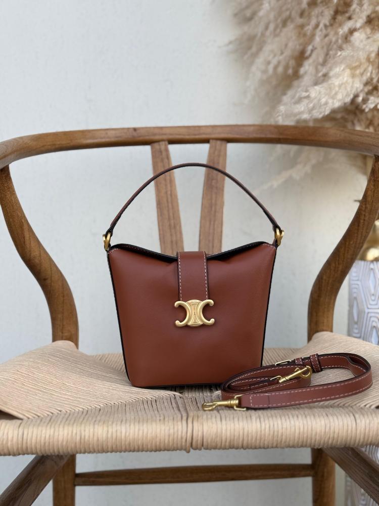 Celine Small Bucket Louise – Brown