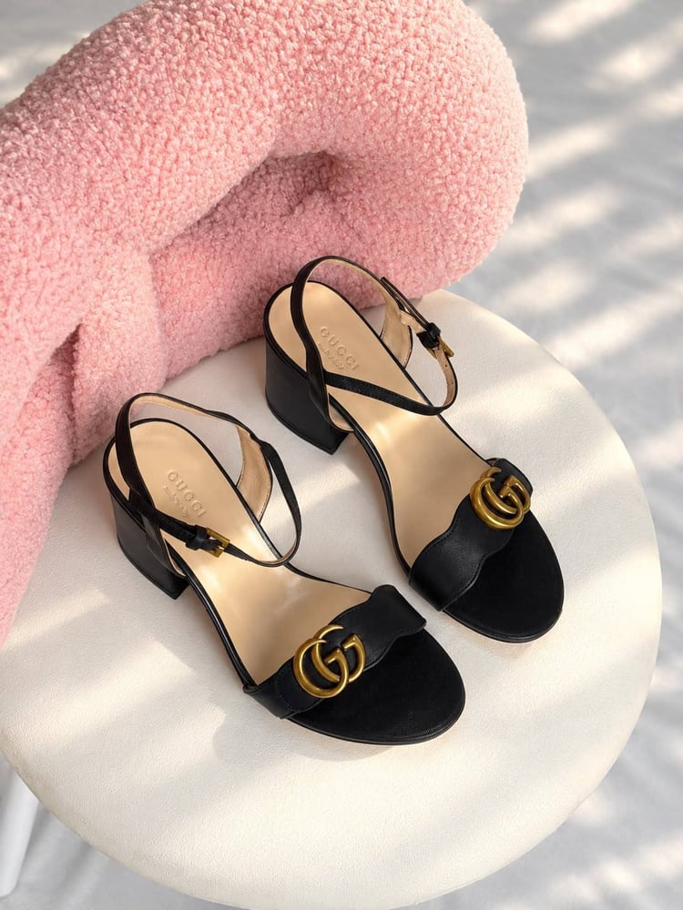 صندل كعب قوتشي GUCCI