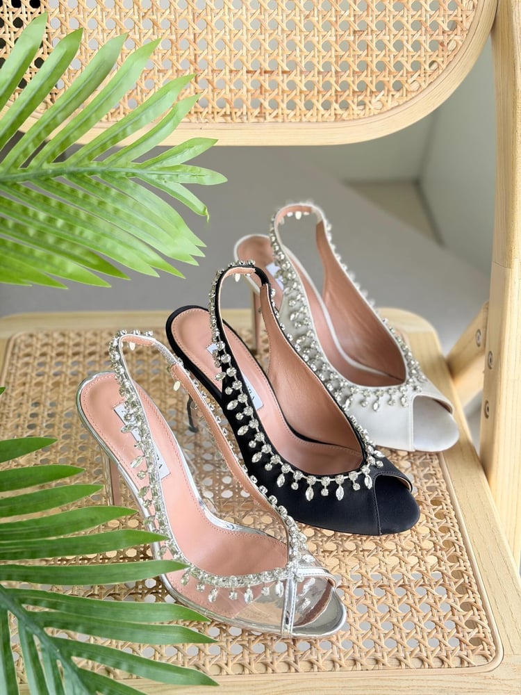 كعب أكوازورا شفاف – Aquazzura