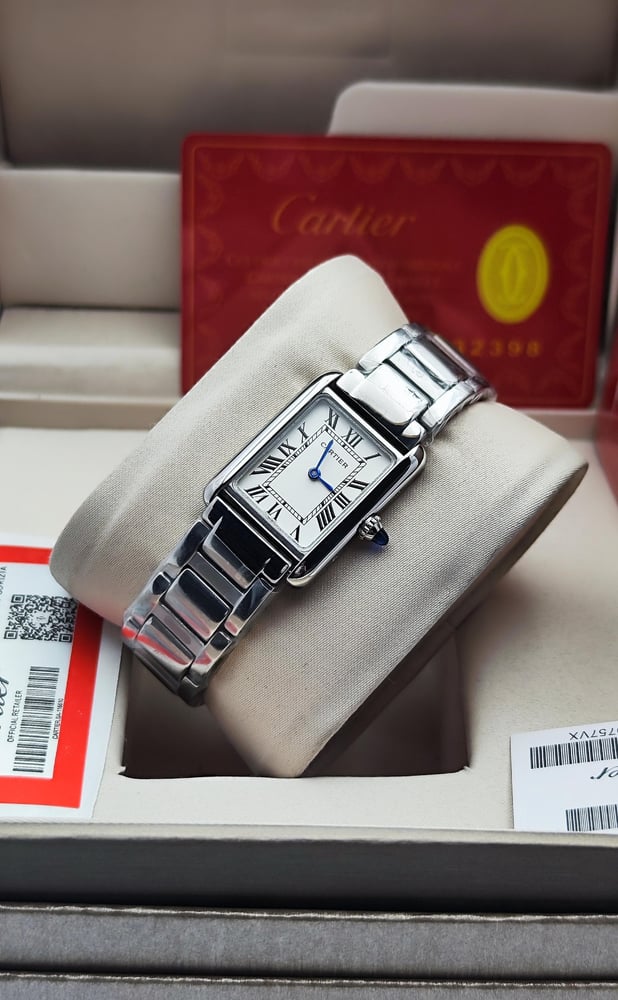 ساعة كارتير Cartier نسائية ستانلس ستيل بطارية