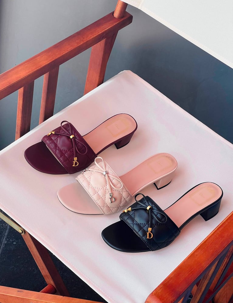 كعب سليبر ديور كعب متوسط  Dior