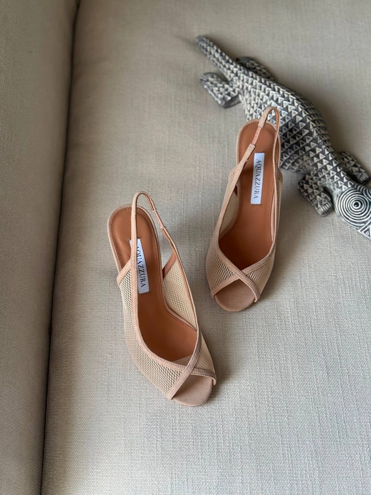 كعب اكوازورا شبك AQUAZZURA