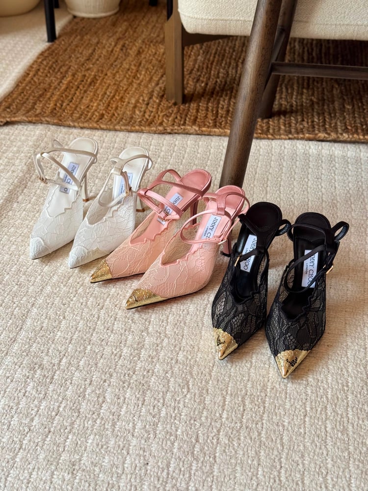 كعب جيمي شو JIMMY CHOO دانتيل