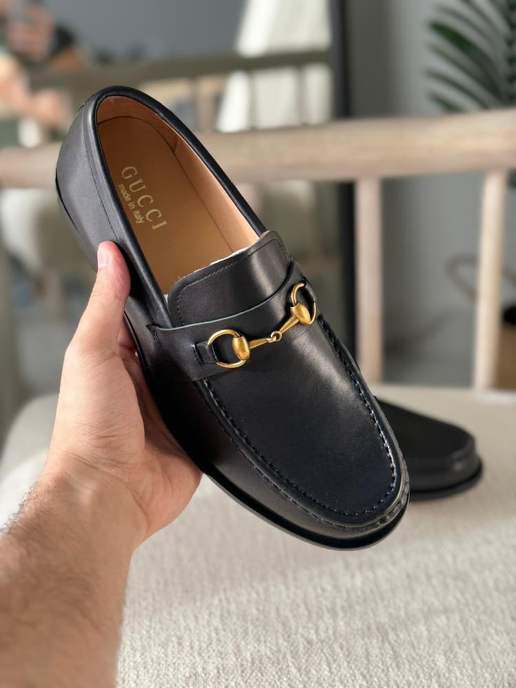 حذاء قوتشي (Gucci) رجالي لوفر كلاسيك