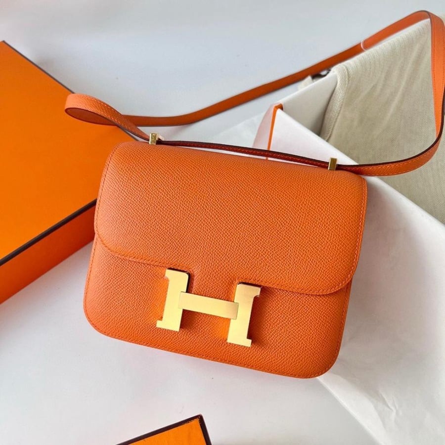 Hermes Constance Epsom Leather Bag