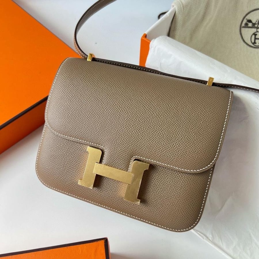 Hermes Constance Epsom Leather Bag