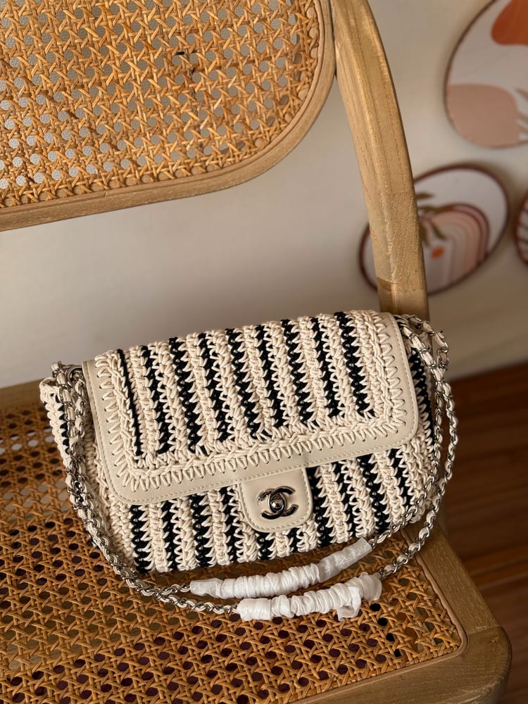 حقيبة شانيل CHANEL كروشيه منسوجة