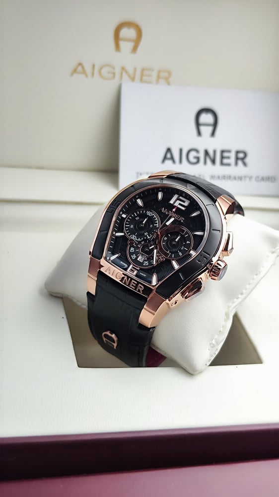 ساعة اجنر Aigner رجالية ستانلس ستيل بطارية