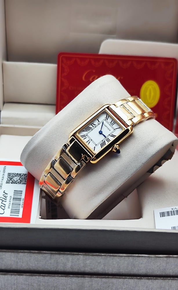 ساعة كارتير Cartier نسائية ستانلس ستيل بطارية