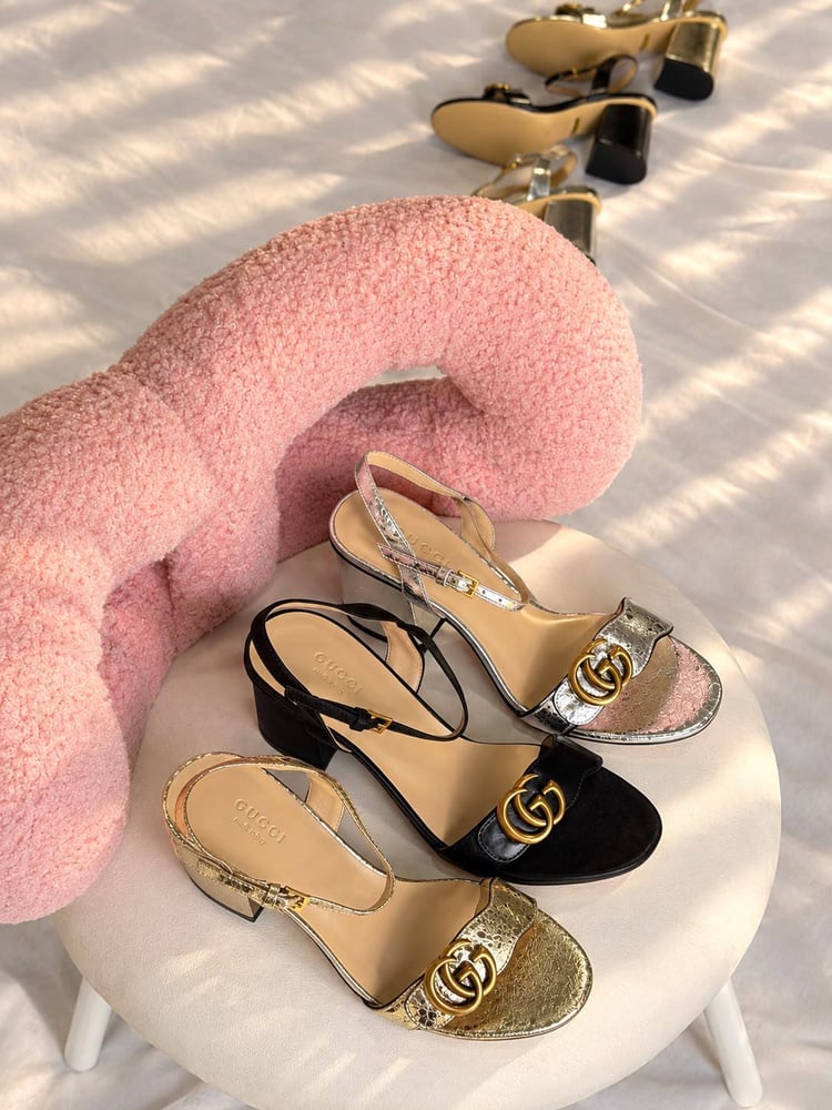 صندل كعب قوتشي GUCCI