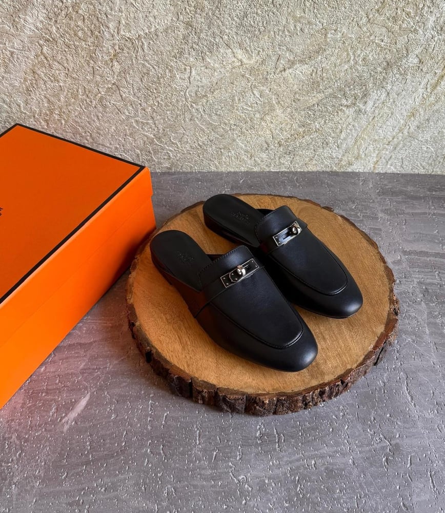 سليبر هيرميس HERMES قفل كيلي لوفر
