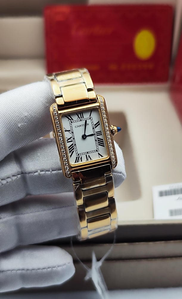 ساعة كارتير Cartier نسائية ستانلس ستيل بطارية