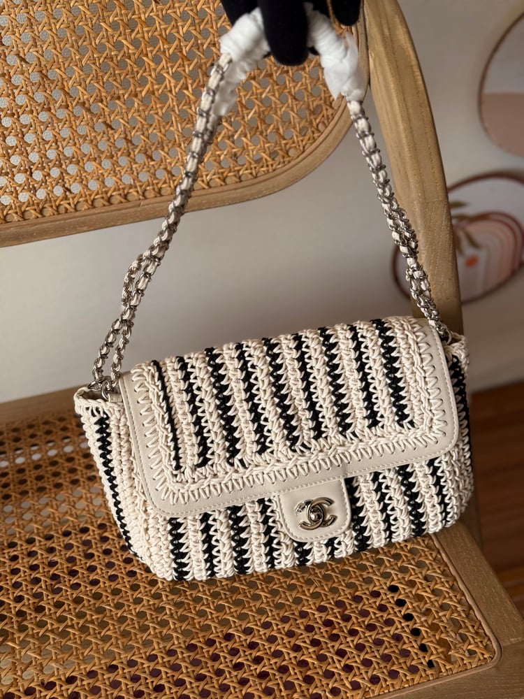 حقيبة شانيل CHANEL كروشيه منسوجة