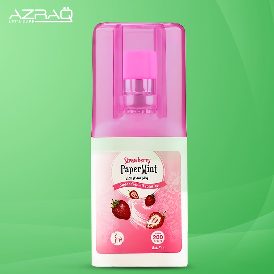 بخاخ معطر للفم بنكهة الفراولة