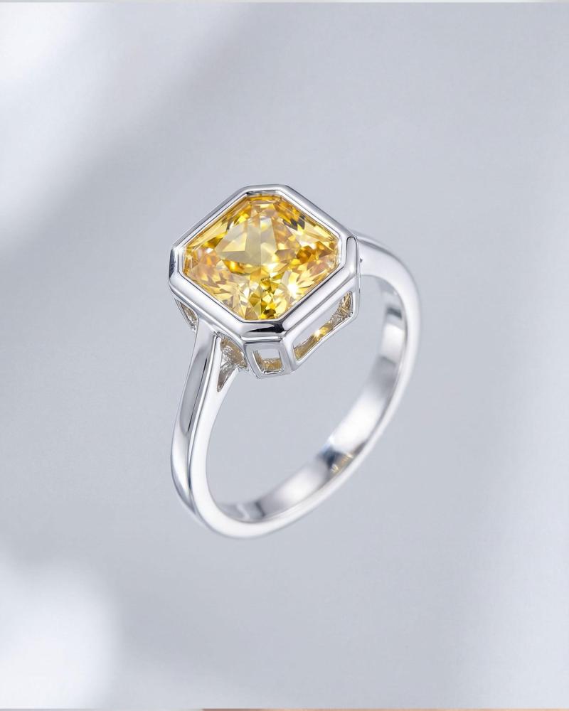 Square fancy ring