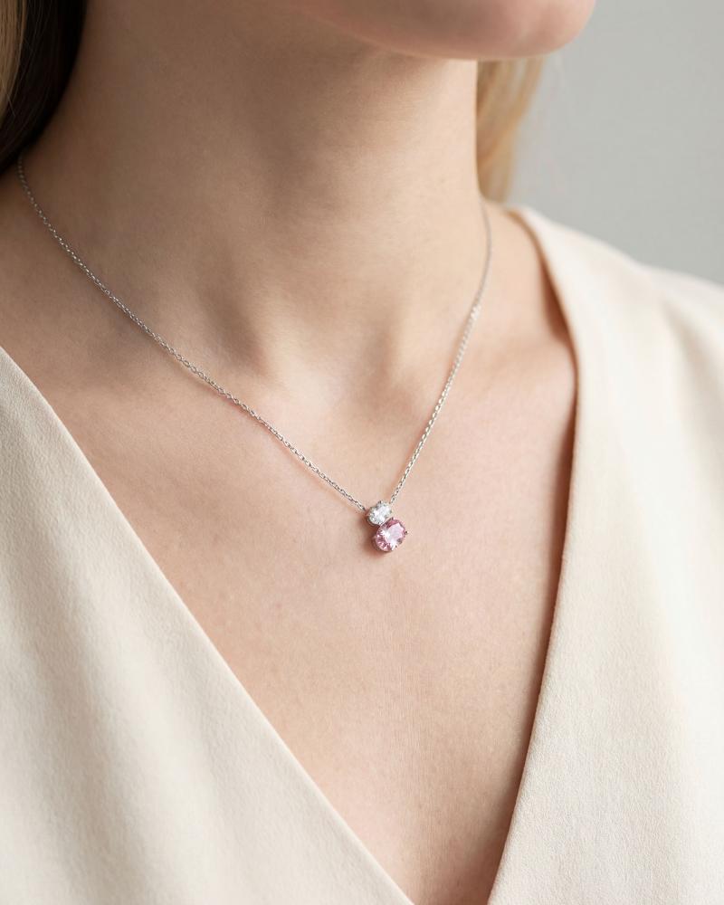 Soft pink necklace