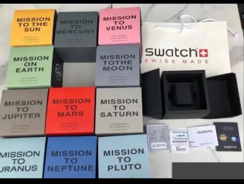 Omega Swatch the famous Moon Swatch Mercury