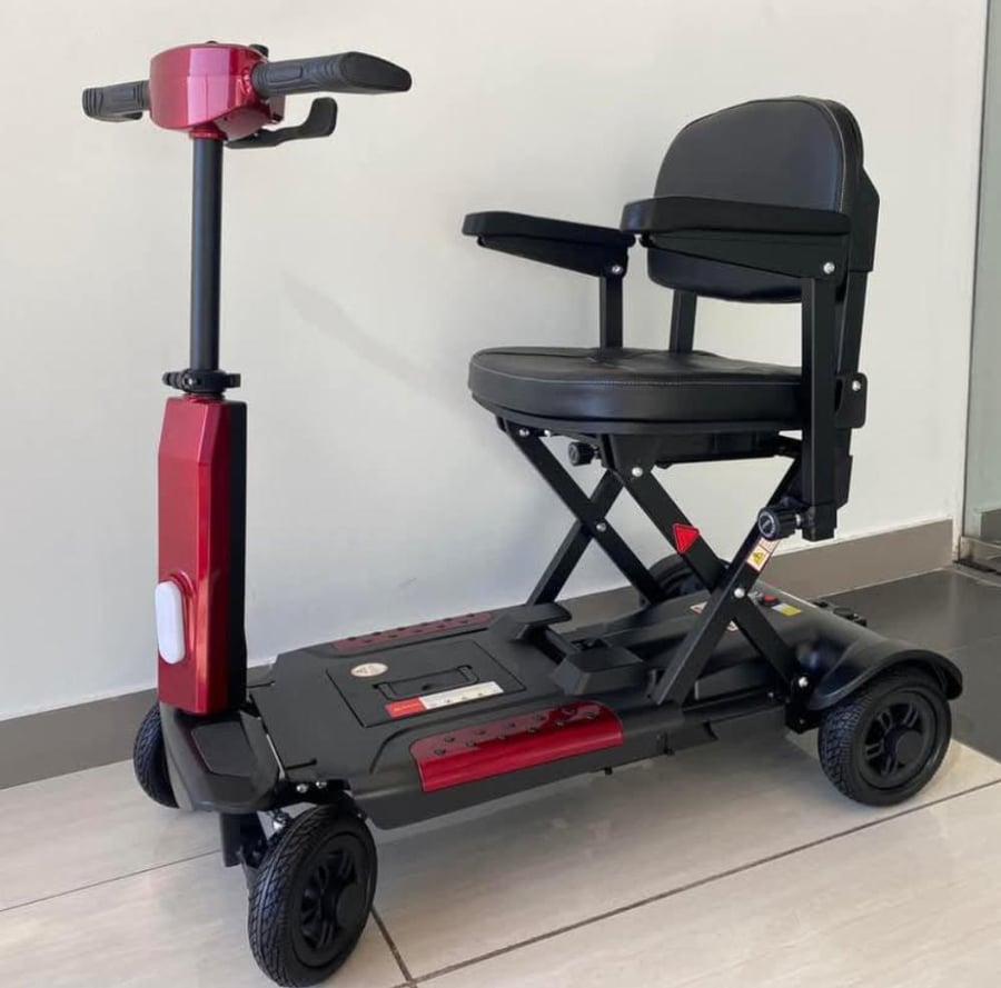 سكوتر كهربائي لذوي الاحتياجات ينطوي اوتوماتيكي  electric scooter folding for special needs