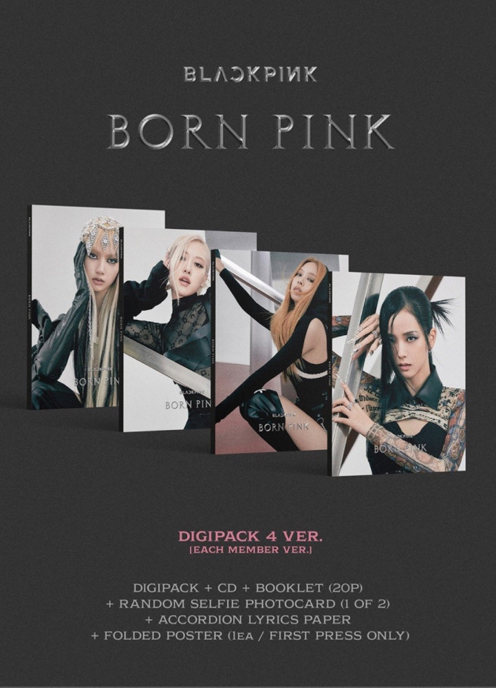 BLACKPINK - BORN PINK [Digipack Ver. - الاربع نسخ]