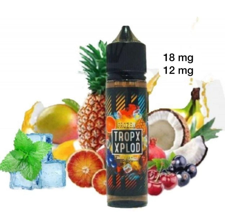 Tropix X Blood Ice flavor 18 and 12 nicotine