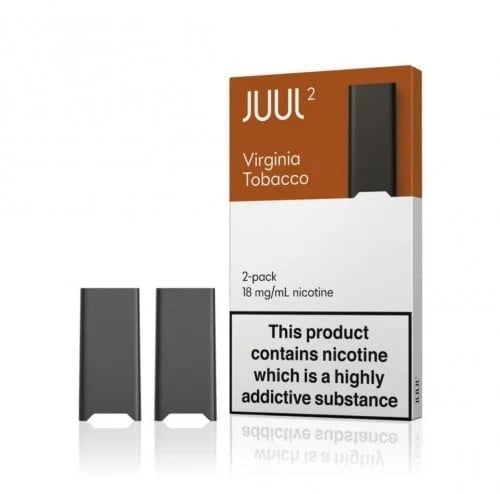 JUUL 2 virginia tobacco18mg - بودات سحبة جول الاصدار الثاني نكهة فيرجينيا توباكو