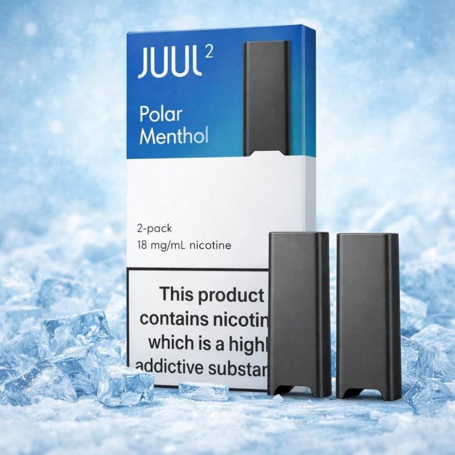 بودات جول الاصدار الثاني بولار منثول Juul 2 Polar menthol 18mg
