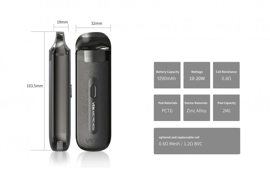 سحبة ايرو برو الجديدة VEIIK AIRO PRO POD SYSTEM KIT