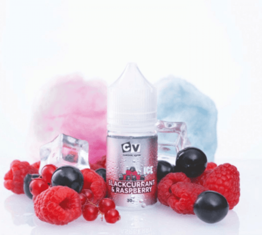 نكهة سولت سي في كشمش اسود وتوت ايس CV BLACKCURRANT &RASPBERRY ICE