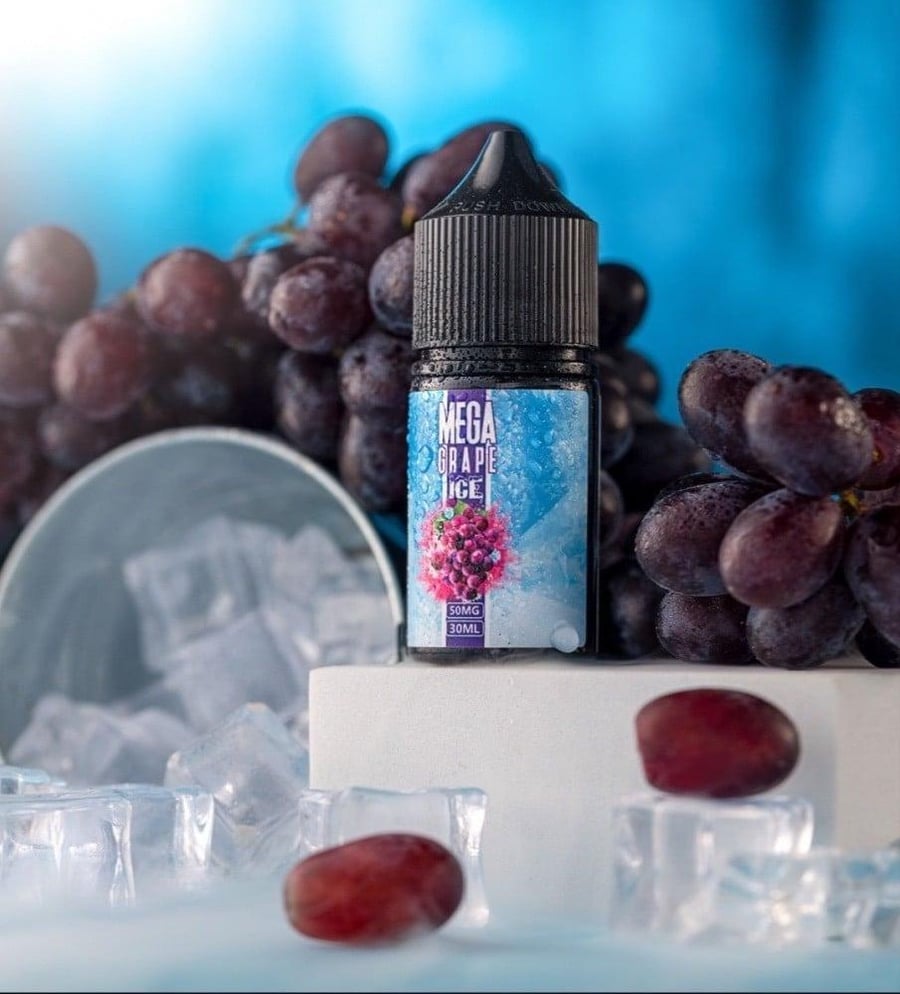 نكهة سولت ميجا عنب آيس Mega Grape Ice 30ml