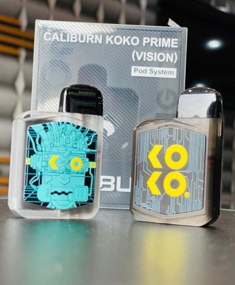 الاصدار الحديد كوكو برايم شفاف Uwell Caliburn KOKO PRIME (VISION) Pod Kit 690mAh