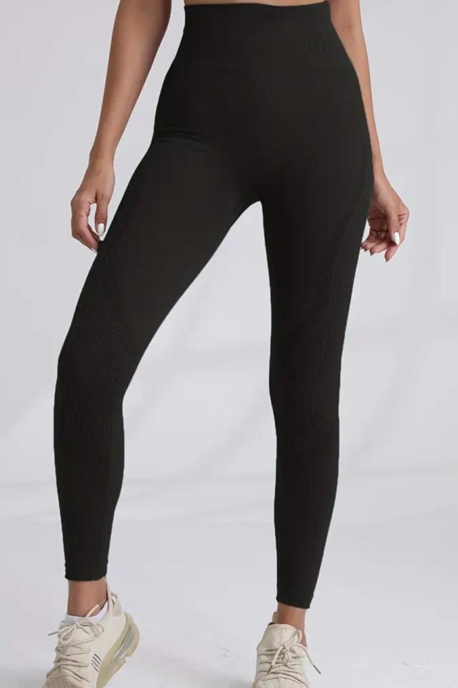 High-waisted trousers