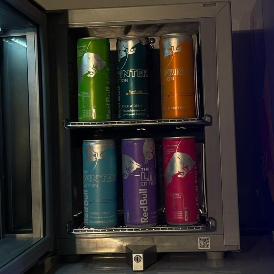 ثلاجة رد بول ميني Red bull (توصيل مباشر)