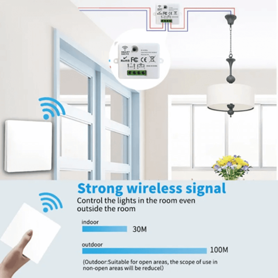 WiFi Smart Wall Light Switch -مفتاحين جدران ذكي