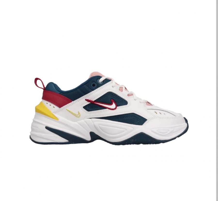 Nike m2k Tekno Blue Force Summit White Chrome Yellow