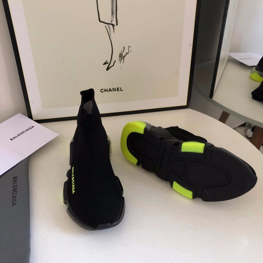SPEED 2.0 LACE-UP RECYCLED KNIT TRAINERS