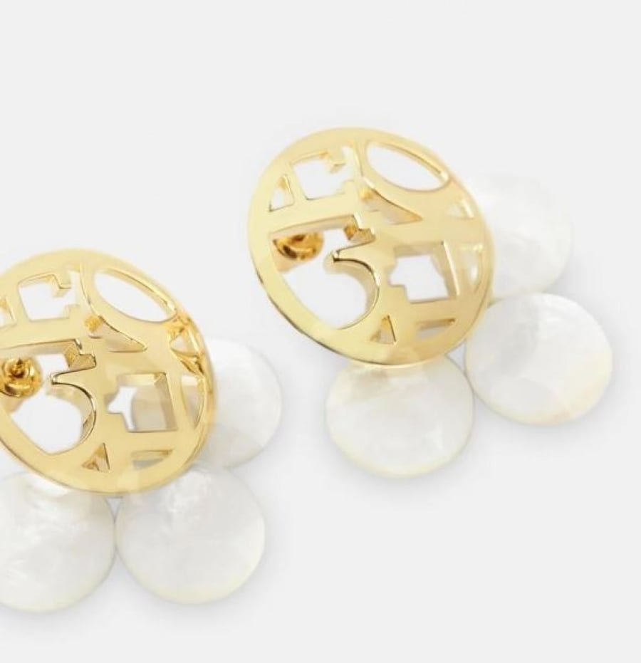 حلق كارولينا هيريرا IRIS EARRINGS