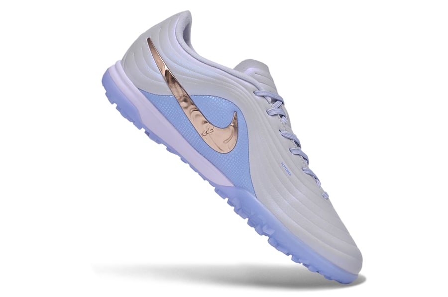 NIKE TIEMPO MAESTRO TF LIGHT BLUE/SILVER