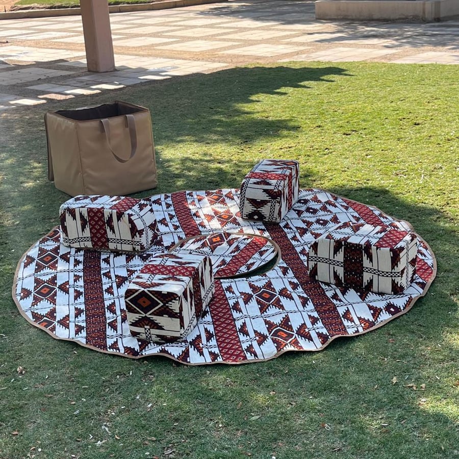 طقم مدات دائريه بشنطه حجازي
