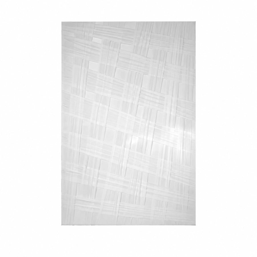 لوحة جدارية متين بخامة خشب MDF أبيض ورمادي 100 × 150 سم