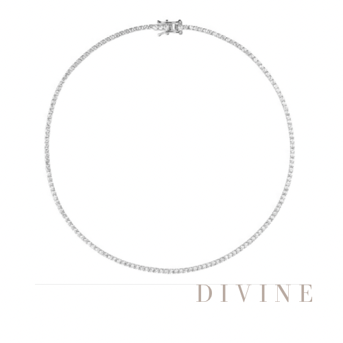 Tennis 2mm silver 925 necklace