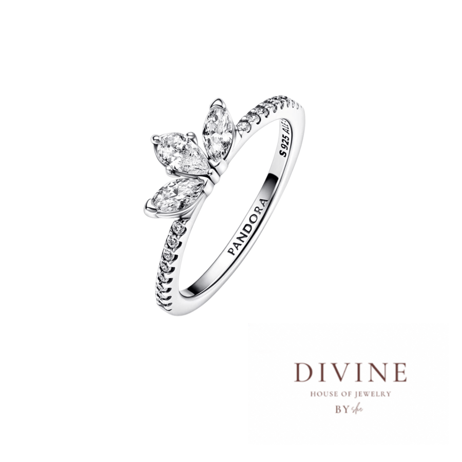sparkling herbarium silver 925 ring