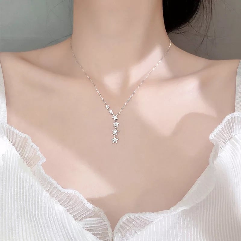Charming Star 925 silver necklace