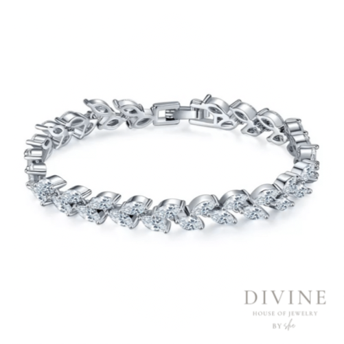 silver 925 twig bracelet