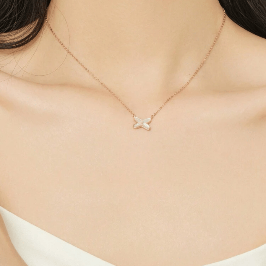 Jo De Lien series rose gold silver 925 necklace
