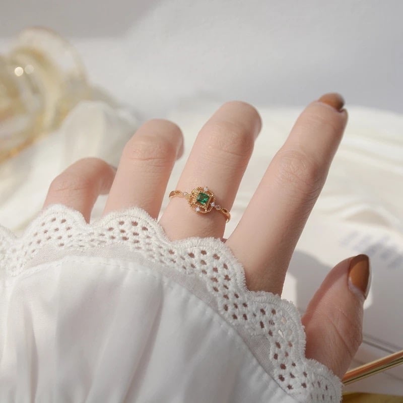 18k gold plated ring