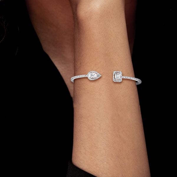 silver 925 open bracelet