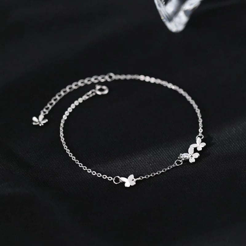 mini butterfly silver 925 bracelet
