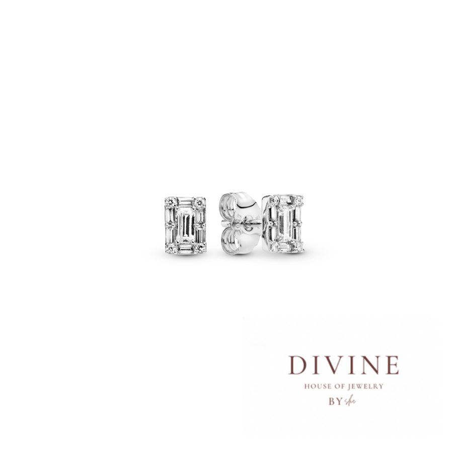 ice club silver 925 earrings
