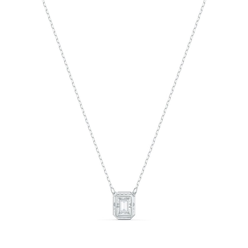 Dancing clear stone necklace & earrings set